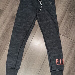 PINK Victoria's Secret Charcoal Joggers